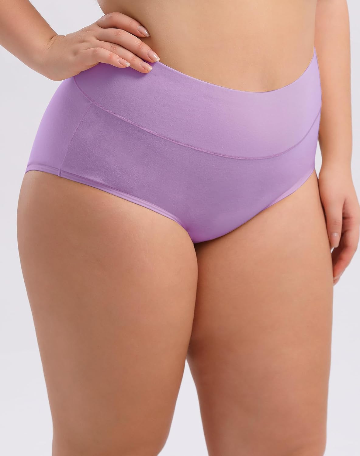 Women's Plus Size XL-5XL High Waisted Cotton Underwear