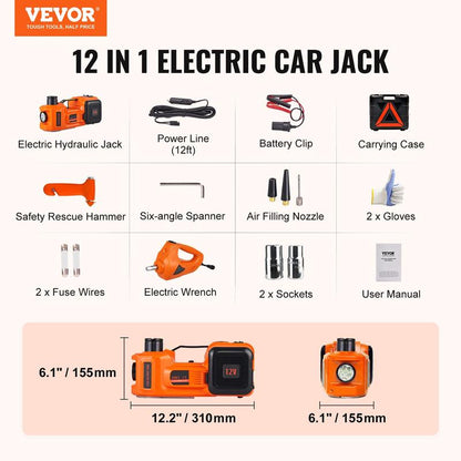 12 in 1 Electric Car Jack