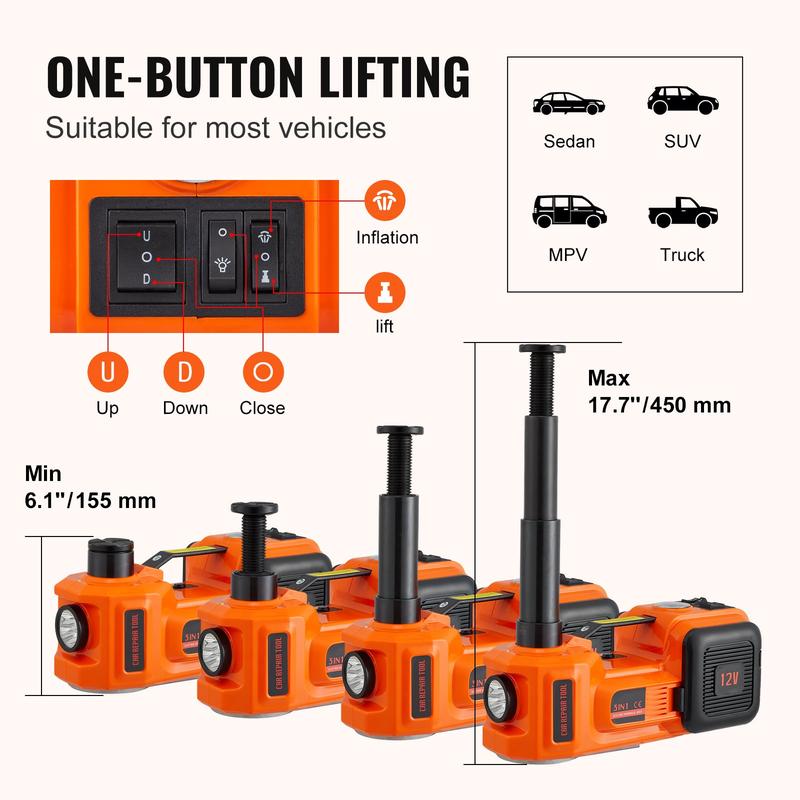 12 in 1 Electric Car Jack