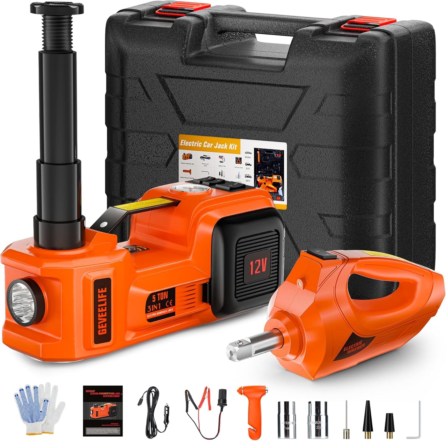 12 in 1 Electric Car Jack