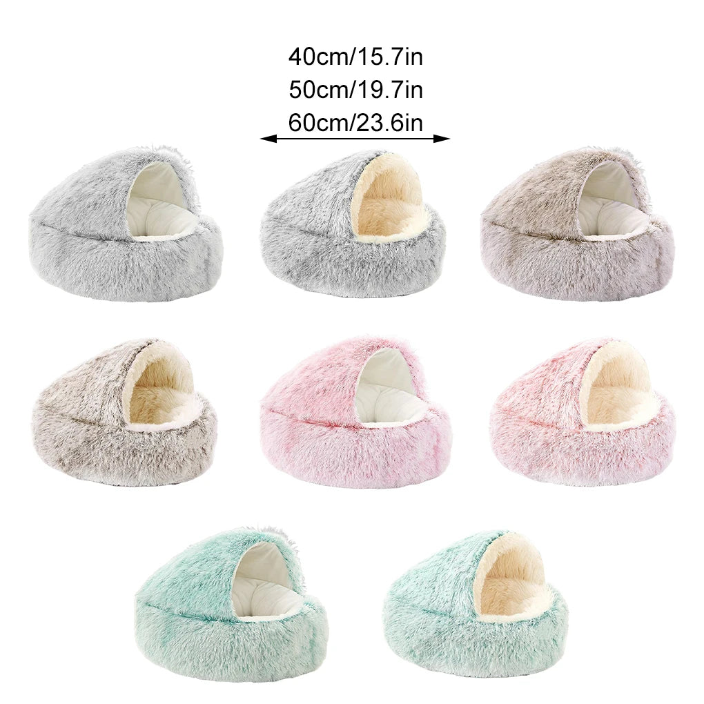 Pet Plush Nest Bed™ - Bella & Butch