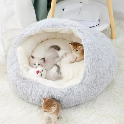 Pet Plush Nest Bed™ - Bella & Butch